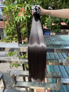 Paquetes negros de color natural de cabello humano vietnamita de alta calidad de grado 12A con precio al por mayor - Product Image 2