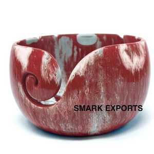 Tazón de Hilo de Resina Gris, Estilo Ángel, Ecológico, Hecho a Mano, para Tejer Crochet, Elegante Tazón de Almacenamiento Personalizado - Product Image 5