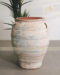 Olla de cerámica verde Atlantis AN066H72GR-Decoración elegante para el hogar para plantas y mini paisajes - Product Image 5