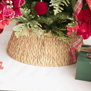 Top tendance style ferme rond pliable jacinthe d'eau collier décoratif arbre de Noël du Vietnam - Product Image 5