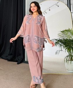 חדש הגעה בסגנון הפקיסטני <span class=keywords><strong>salwar</strong></span> <span class=keywords><strong>kameez</strong></span> היתוך של מעצב מסורתי ללבוש מחיר הסיטונאי בגד צהוב - Product Image 2
