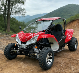 UTV Todoterreno Rojo 4x4 de 250cc+ con Motor de 4 Tiempos, Transmisión Manual, Alta Distancia al Suelo, LNA, Listo para Dunas, 300cc, Certificado EEC, para Carreras - Product Image 6
