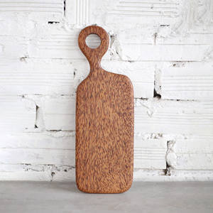 Nouveau design plateau en bois de noix de coco durable plateau en bois de coco naturel fait à la main pour le service des aliments - Product Image 2