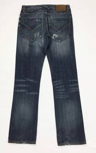 Vaqueros Hanes en Estilo Vintage Desgastados Talla 32/33x30 Artesanal Otras Artesanías Denim - Product Image 2