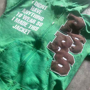 Nouveautés Vêtements pour adultes Personnaliser Sweat à capuche avec logo imprimé bouffant Sweatshirts à capuche et sweatshirts de haute qualité lavés à l'acide avec fermeture éclair complète - Product Image 6