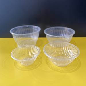 Nouveau style 2025 écologique Super qualité fabricant PP bol en plastique 20/28oz Transparents pour collation salade avec couvercle - Product Image 2