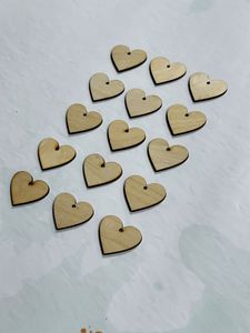 Juego de corazón en blanco de madera de estilo moderno de alta calidad para la creatividad Juego de corazones de San Valentín Regalos y artesanías de madera - Product Image 2