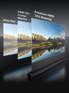 จอฉายภาพแบบมอเตอร์ขึ้นจากพื้น AWOL VISION 120 นิ้ว ของแท้ พร้อมโปรเจคเตอร์ UST - Product Image 4