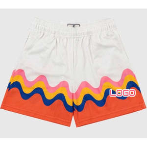 Prix de gros 2023 Sublimation été personnalité tendance hommes Shorts Logo personnalisé unisexe séchage rapide respirant court - Product Image 3