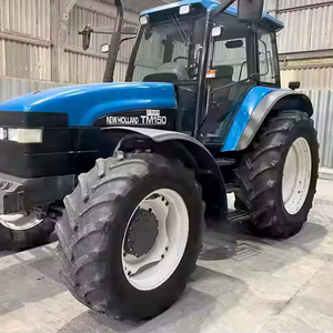 Tractor agrícola bastante usado de la marca New Holland TT75, tractor de ruedas TT75 140HP de bajo consumo de combustible - Product Image 1