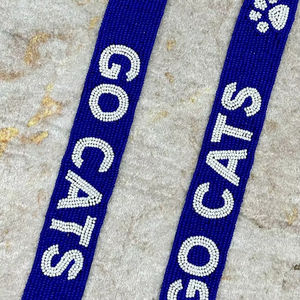 Sangle de sac à main perlée Gameday Red Raiders, ceinture perlée étoile réglable, accessoires avec sangles - Product Image 1