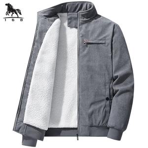 Abrigo fino informal de negocios para hombre 2024, chaqueta con cuello de béisbol de invierno, cremallera, corto, suelto, de Color sólido, a la moda para primavera y otoño XS - Product Image 5