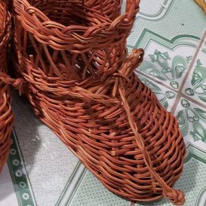 Botte de noël en osier pour la décoration - Product Image 3