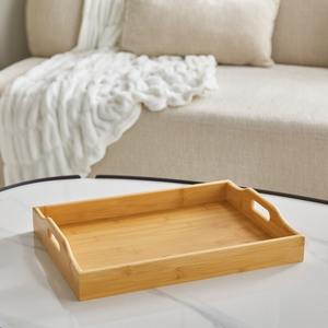 Bamboo wooden <b>trays</b> premium wood <b>tray</b> for food & <b>drinks</b> catering sustainable serveware for sale - Product Image 6