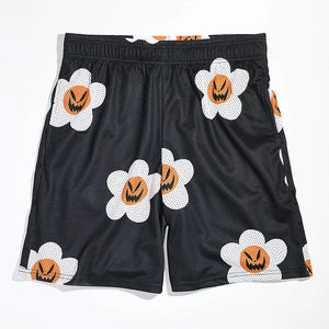 Pantalones cortos de malla de Venta caliente sublimados hasta la rodilla pantalones cortos transpirables de secado rápido 100% pantalones cortos de malla de poliéster Unisex - Product Image 1