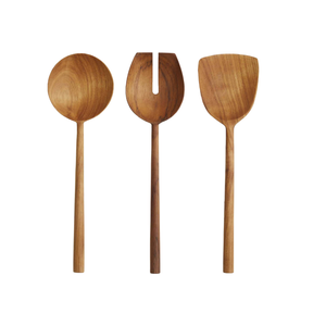 Juego de cucharas de madera de acacia ecológicas Nueva opción Utensilios de madera para utensilios de cocina Restaurante Calidad Vietnam Buen precio - Product Image 6