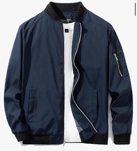 Blouson aviateur décontracté coupe ajustée pour hommes vêtements de sport légers de style rue avec col montant saison d'hiver OEM ODM entretenu - Product Image 2