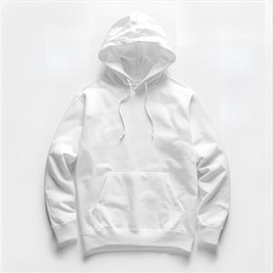 Sweat à capuche d'hiver lourd en polyester/nylon de 370 g |   Pull-over imperméable et respirant, impression numérique, broderie, logo personnalisé OEM/ODM - Product Image 6