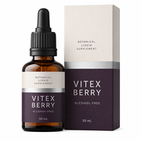 Complément Premium pour le Bien-être Féminin : Mélange de Baies de Vitex, Maca et Ashwagandha – Gouttes Liquides Sans Alcool pour le Confort Menstruel