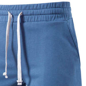 Shorts de sport décontractés pour homme personnalisés, séchage rapide, 100% coton, écologiques, motif uni, streetwear d'été, style urbain, élastique - Product Image 4