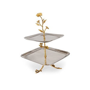 Présentoir à gâteau rond en laiton et support à gâteau de fête et ustensiles de cuisine et restaurants de mariage royal - Product Image 6