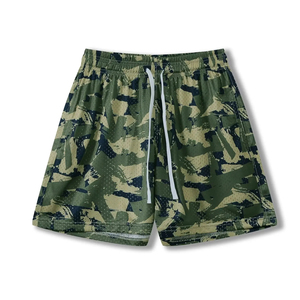 Pantalones Cortos Deportivos Casuales para Hombre, 100% Poliéster, de Secado Rápido, con Logotipo Personalizado, Impresión Digital, Malla Transpirable, Ecológicos - Product Image 6