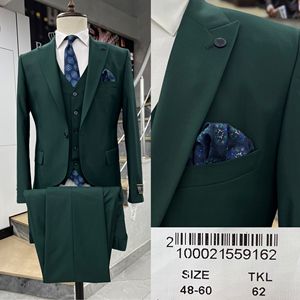 Chính thức mỏng phù hợp với Mens phù hợp với 80 len 20 Polyester cho đám cưới kinh doanh và mặc hàng ngày - Product Image 3