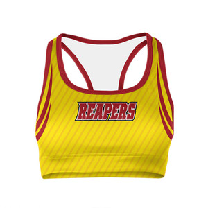 Ladies flexible cheap polyester great <b>stretch</b> sport <b>bra</b> for woman - Product Image 5