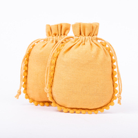 Pochettes en velours ajustables avec logo personnalisé, réutilisables, écologiques, style vintage, 3x4 pouces, Craftjaipur, sacs cadeaux, bijoux