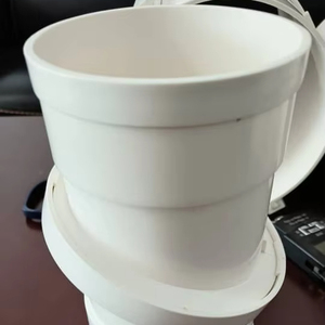 PVC Trắng xoay phụ kiện đường ống ổ cắm Coupler uốn cong doanh - Product Image 1