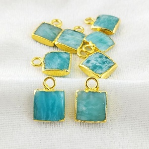 Dendrita ópalo rebanada colgante collar piedras preciosas naturales joyería fina colgantes y dijes proveedor al por mayor y explotadores - Product Image 6