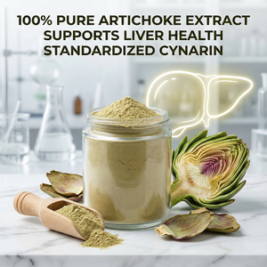 Pó de Extrato de Folha de Alcachofra Francesa de Alta Qualidade Cynarin 2,5% Testado UV Suplemento Herbal <span class=keywords><strong>Natural</strong></span> para Alimentos e Cosméticos - Product Image 2
