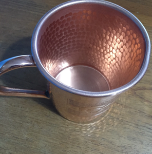 Métal en acier inoxydable de forme ronde de luxe avec cuivre martelé coloré Tasse à mule de Moscou Accessoires de bar en gros pour bars à bière - Product Image 4