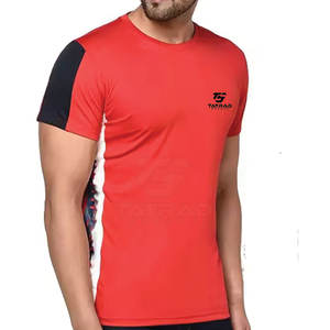 T-shirts de sport pour hommes, à manches courtes, coupe classique, 100% coton, impression personnalisée du logo, vêtements de sport, entraînement, fitness, best-seller - Product Image 4
