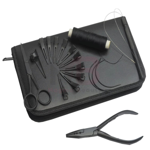 ชุดอุปกรณ์ต่อผมคุณภาพสูงแบบกำหนดเอง กรรไกรขนาดเล็ก คีม ตัวช่วยทำห่วง พร้อมคลิป สำหรับใช้ในร้านเสริมสวย โดดเด่นสำหรับการซื้อ - Product Image 6