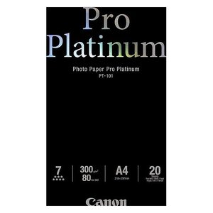 Papel Fotográfico Pro Platinum Pt 101 242L685 A3, 20 Hojas, Superficie Satinada y Brillante, 260 g/m², Tamaño A4 - Product Image 2