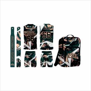 Uniformes Deportivos de Talla Grande Transpirables con Diseño Nuevo 2025 para Partidos de Liga 7v7, Camiseta sin Mangas y Pantalones Cortos con Estampado Digital 100% Poliéster - Product Image 6