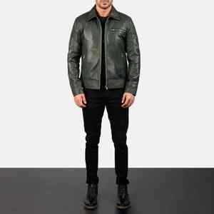 Vêtements pour hommes personnalisés 2026, vêtements décontractés, nouvelle arrivée, veste en cuir PU de haute qualité pour hommes, design tendance - Product Image 5