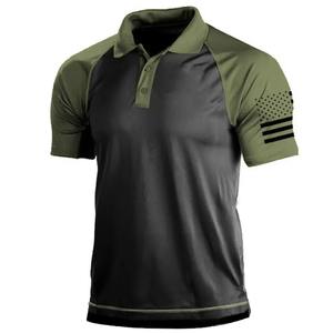 Camisetas deportivas informales de Jersey sólido con nuevo patrón para hombre, camisetas de calle holgadas con estampado 3D, moda colorida para exteriores para polo - Product Image 1