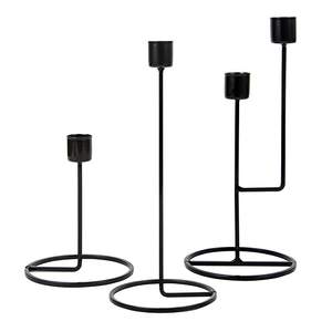 Visbella — 5 bougies rondes à levier en métal, approuvé, usine, support de poudre noire - Product Image 3