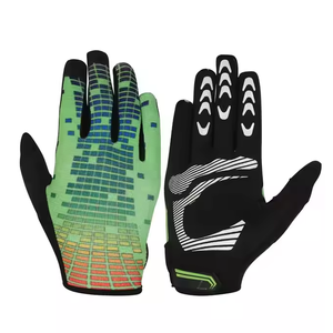 2025 Guantes de motocross de dedo completo unisex Fabricación a prueba de viento y diseño de sublimación de talla grande - Product Image 2