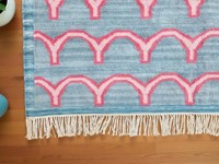 Tapis d'intérieur en laine 100% premium, tissé, doux, écologique, en fibres naturelles, pour salon, chambre ou entrée
