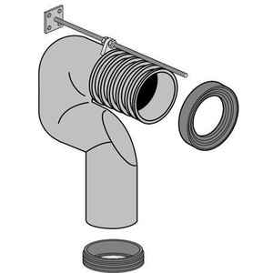 Artículos de baño y aseo V&B Vario Drain Bend para salida vertical 100mm 870100 Villeroy & Boch - Product Image 1
