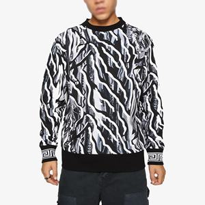 Customization Men's 100% Cotton 300g Fleece Winter Oversized Breathable Digital Printing Drop Shoulder Pullover <b>Crewneck</b> - Product Image 1