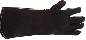 Premium Quality XL Cow Split Leather Safety <b>Gloves</b> Fire Proof Outdoor Food Protection for Mechanic Industrial Work Hand Arm - Product Image 2