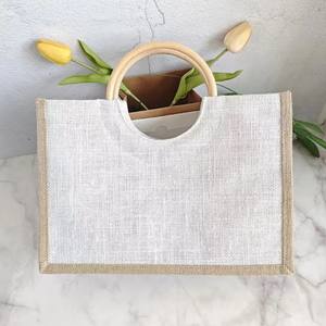 Bolsas de Regalo de Yute Ecológicas con Logotipo Personalizado de Dibujos Animados al Mejor Precio del Mercado, Bolsas de Compra de Bajo Costo Hechas de Yute - Product Image 4