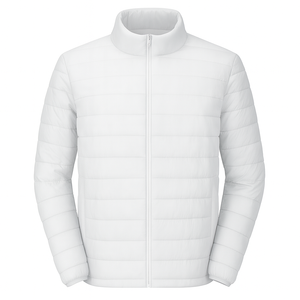 Rixo Enterprises High Quality Pakistan Made Men's Winter Canvas <b>Puffer</b> <b>Jackets</b> Breathable Windproof Stand Custom Logo OEM - Product Image 1
