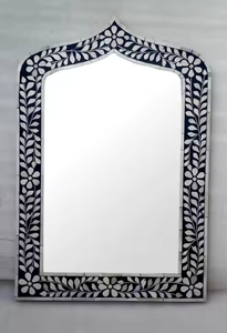 กรอบกระจกติดผนังลายไม้แบบโมเดิร์น ตกแต่งด้วยงานฝังกระดูก  เป็นมิตรกับสิ่งแวดล้อม สำหรับตกแต่งบ้านอย่างมีสไตล์ - Product Image 5