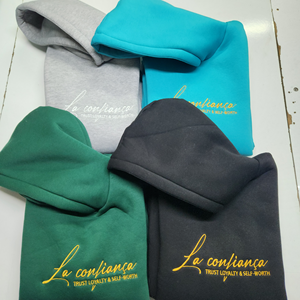 Personalice sus sudaderas con capucha de algodón, jerséis para hombres y mujeres Bordado Estampado de seda Dtf Opciones de impresión disponibles - Product Image 3