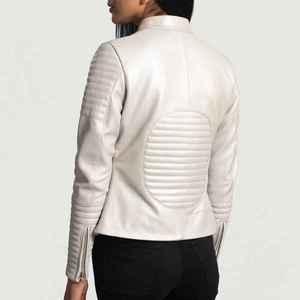 Chaqueta de Cuero Genuino de Alta Calidad para Mujer, Chaqueta de Cuero Gruesa de Manga Larga - Product Image 2